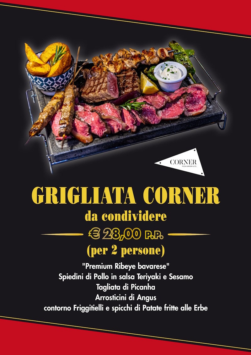 volantino menu griglia corner