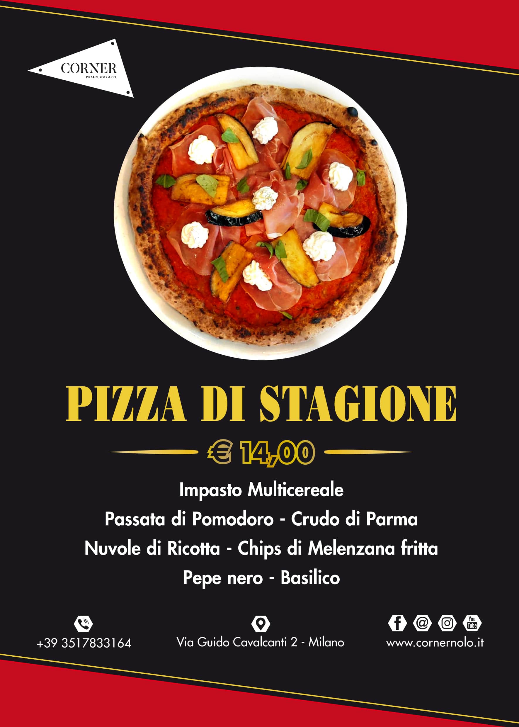 Volantino PIZZA di STAGIONE